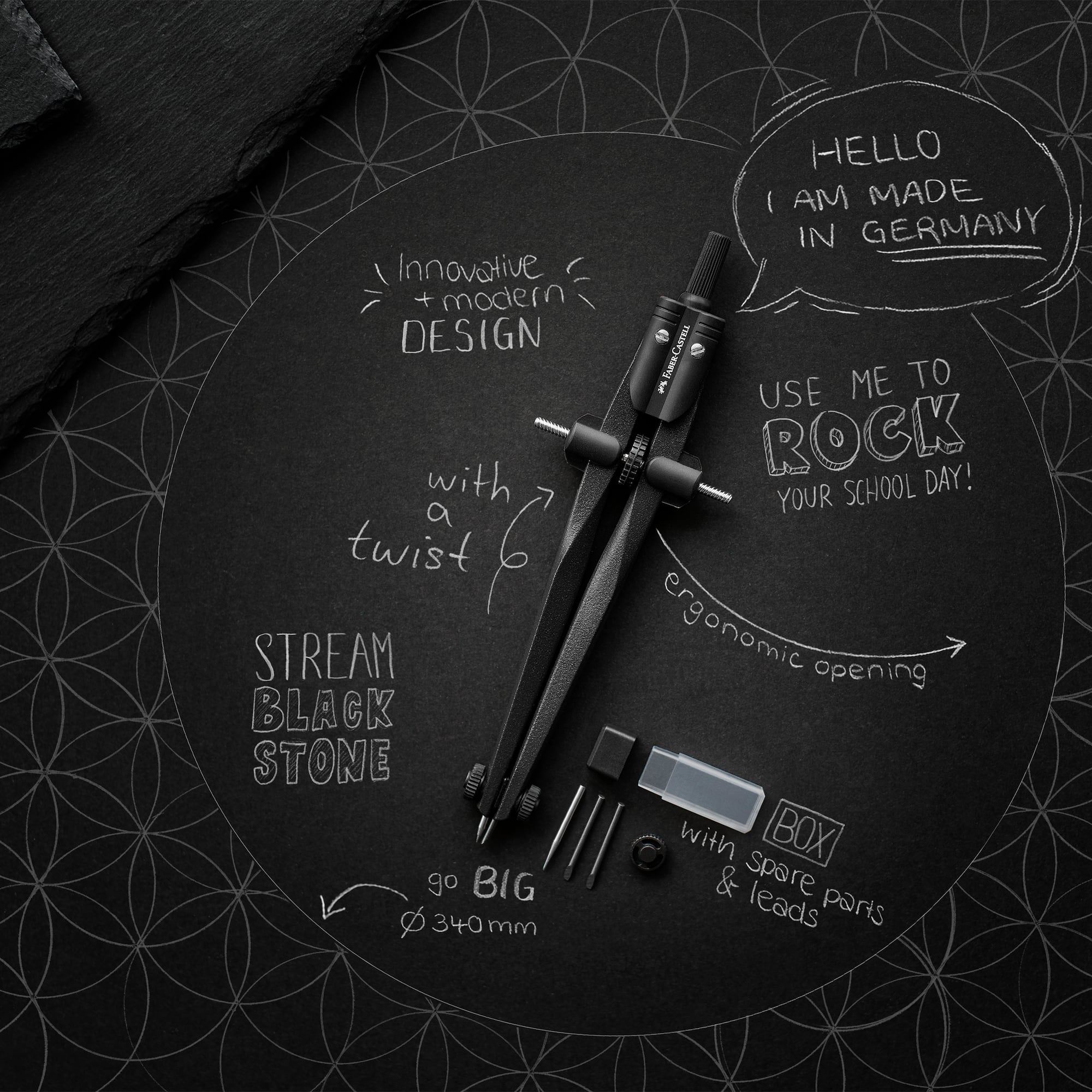 Faber-Castell® Stream Quickset Compass